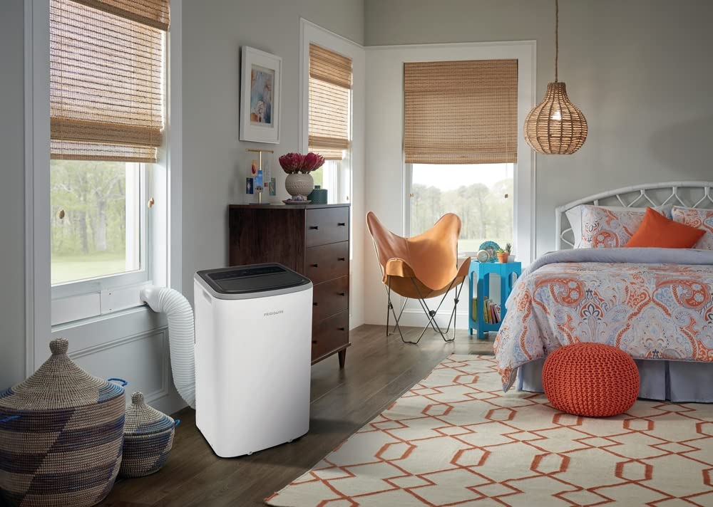 Image of a portable air conditioner in a living room