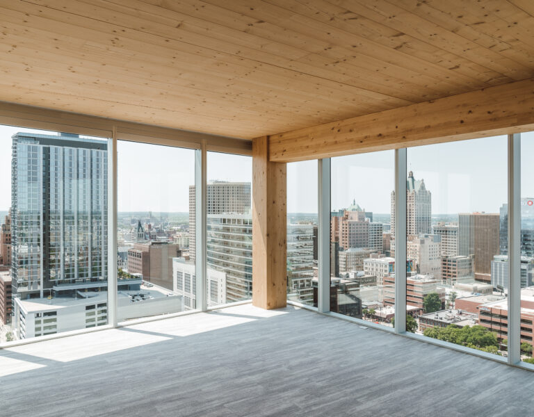 Interior of Accent MKE building in Milwaukee.