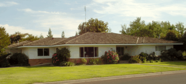 Old California ranch house
